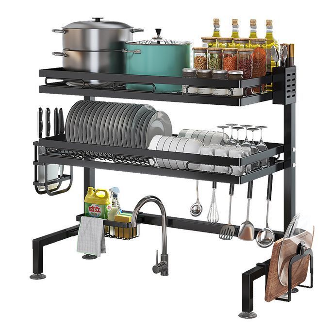 2 Tiers Over The Sink Dish Drainer