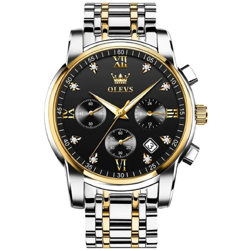 Olevs Chronograph Model-3675 Luxury Men's Watch