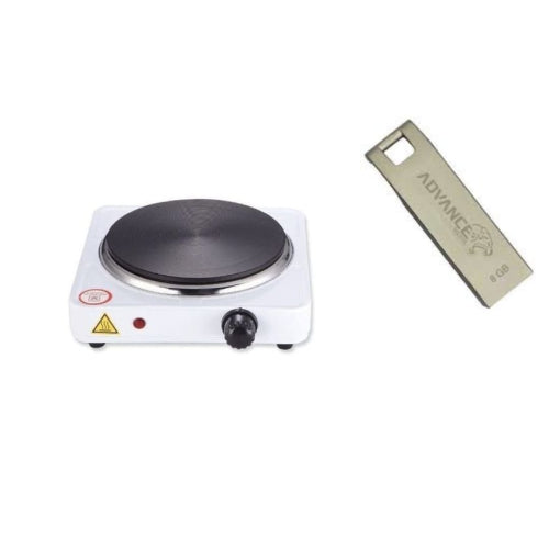 Single Hot Plate Burner plus Original Advance 8bb Flash Disk