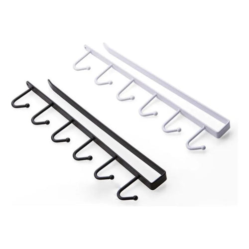 Kitchen Under Shelf 6-Hook Organizer