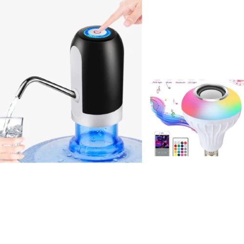 Automatic Rechargeable Water Dispenser plus Music Bulb
