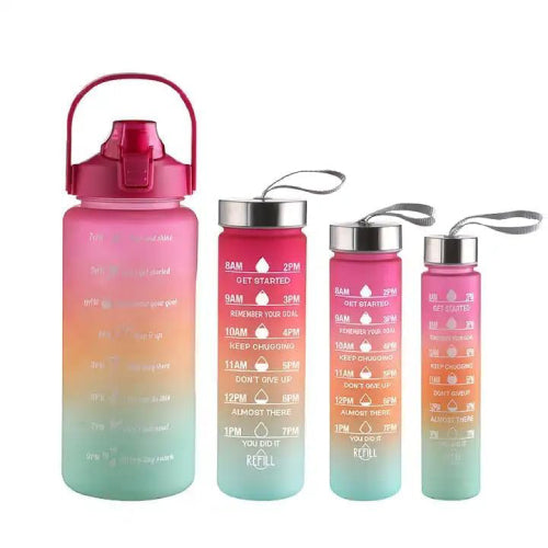 4 in 1 Motivational Water Bottles
