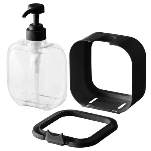 Clear Bathroom Hand Soap Dispenser Bottle