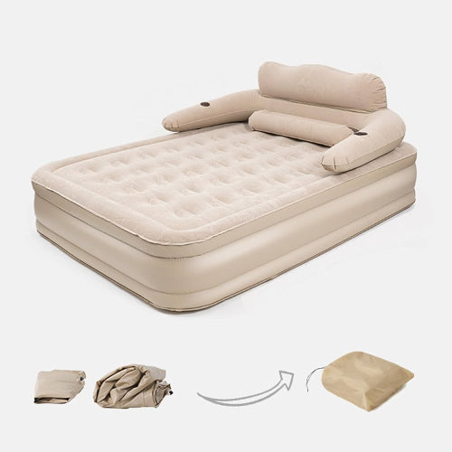 Inflatable Bed with Backrest