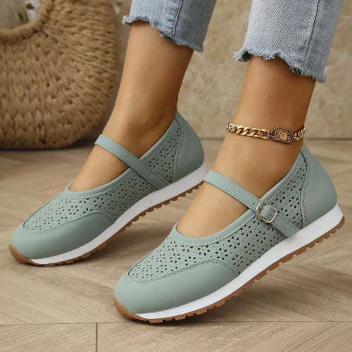 Women's Breathable Strap Mesh Sneakers