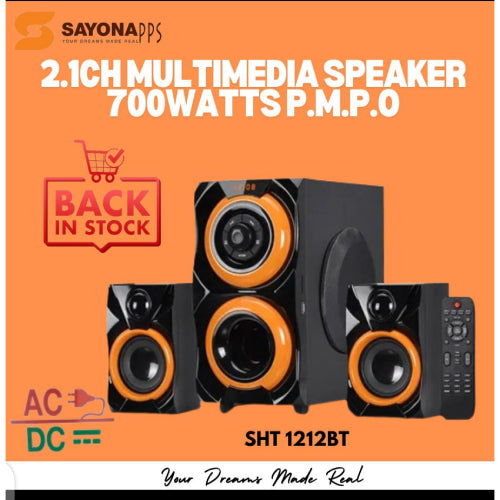 Sayona SHT-1212BT – 2.1 CH Subwoofer