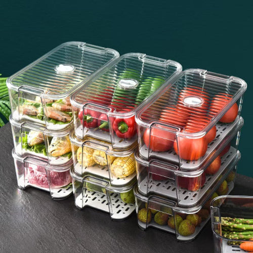 Acrylic Stackable Fridge Organizers