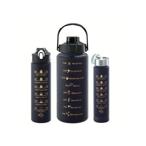 Motivational Sports 3-in-1 Water Bottle Set