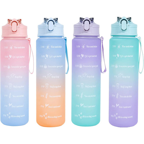 Motivational 750ml Water Bottle
