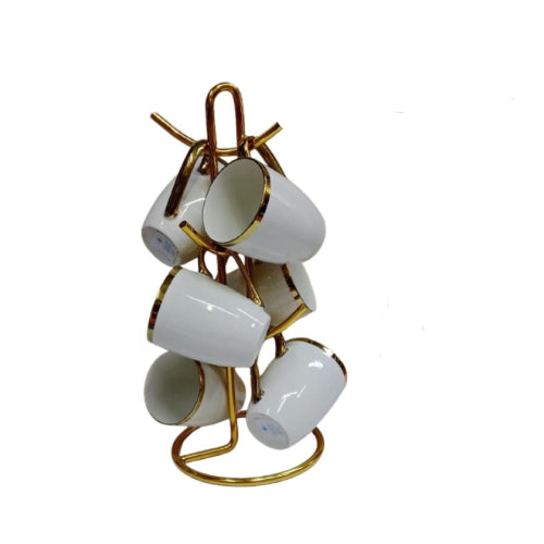 Ceramic Cups 6pcs + Single Electric Hot Plate Cooker