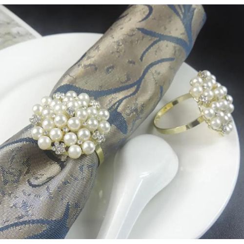 Elegant Pearl Napkin Ring