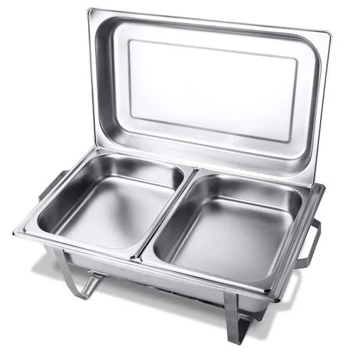 Stainless Steel Double Tray Chaffing Dish