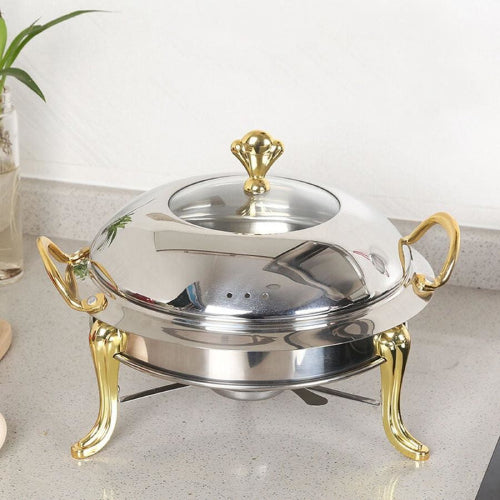Round Stainless Steel 28cm Chafing Dish