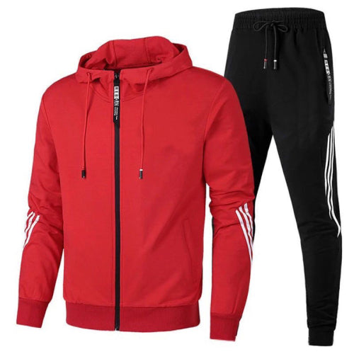 Adidas Mens Full Zipper 2-Pieces Casual SetTracksuits