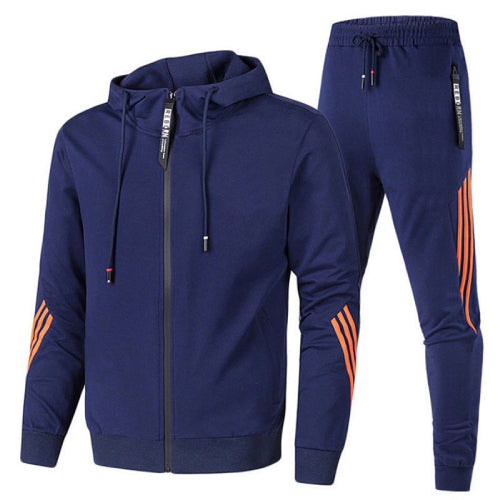Adidas Mens Full Zipper 2-Pieces Casual SetTracksuits