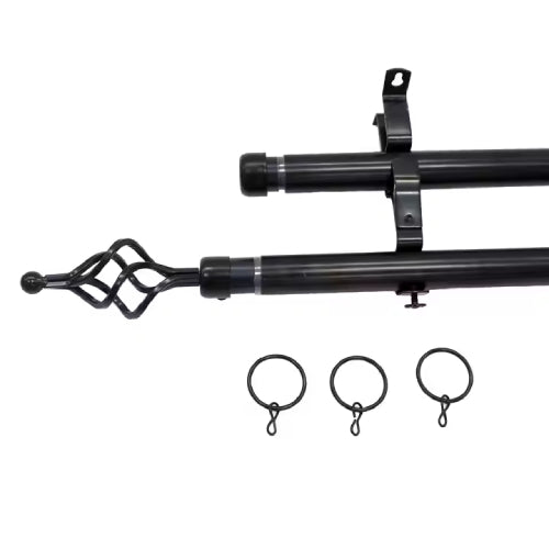 Adjustable Metal Iron 2-meter Double Rod