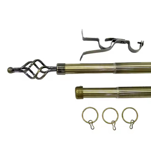 Adjustable Metal Iron 4-meter Double Rod