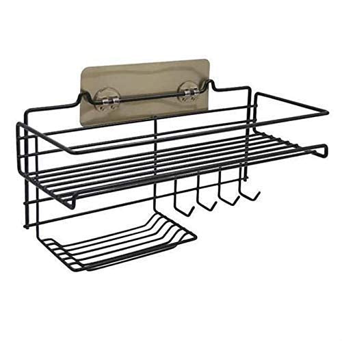 Rectangular Self Adhesive Bathroom Rack