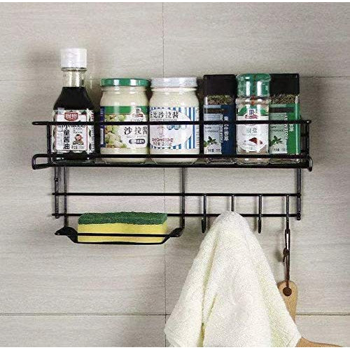 Rectangular Self Adhesive Bathroom Rack