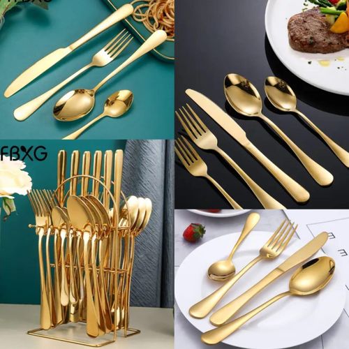 Stainless Steel 24-Pieces Cutlery Set