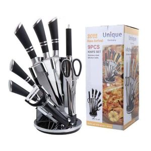 Unique 9-Pieces Knife Set