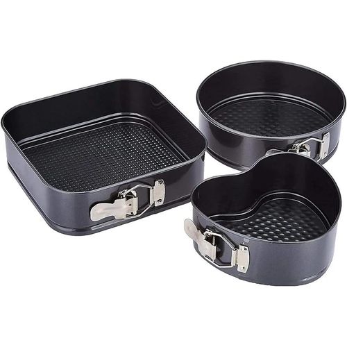 High Quality Non Stick 3pcs Cake Mould/Baking Tins