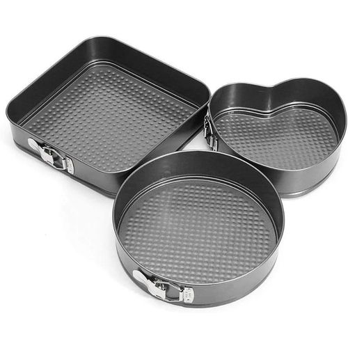 High Quality Non Stick 3pcs Cake Mould/Baking Tins