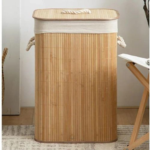 Foldable Wooden Laundry Basket
