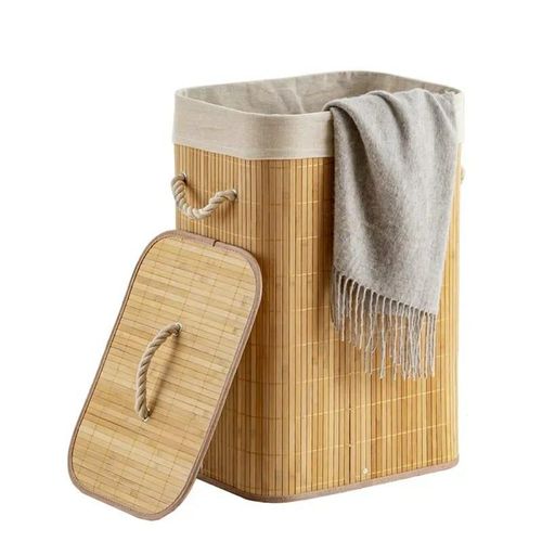 Foldable Wooden Laundry Basket