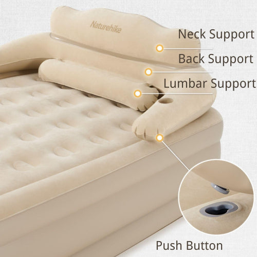 Inflatable Bed With Backrest