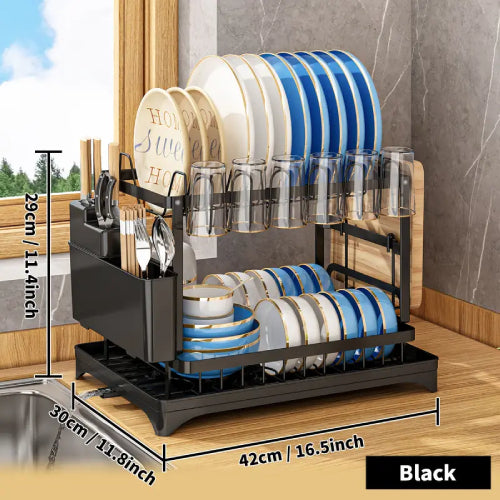 Classy High Quality 2-Tier Dish Rack