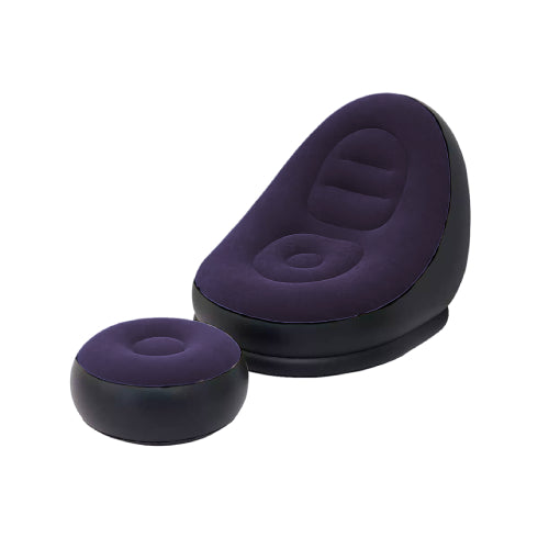 Inflatable Seat With Foot Rest + Manual Pump