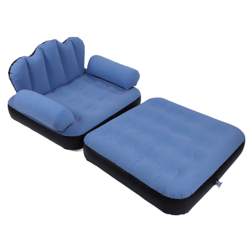 5 in 1 Inflatable Lazy Sofa Bed with L-Shaped Armrest