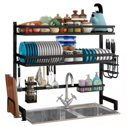 Double Layer Over-the-Sink Dish Rack
