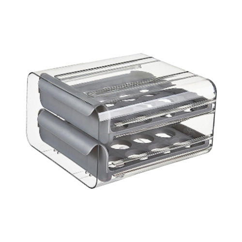 Acrylic 32 Grid Double Layer Egg Holder