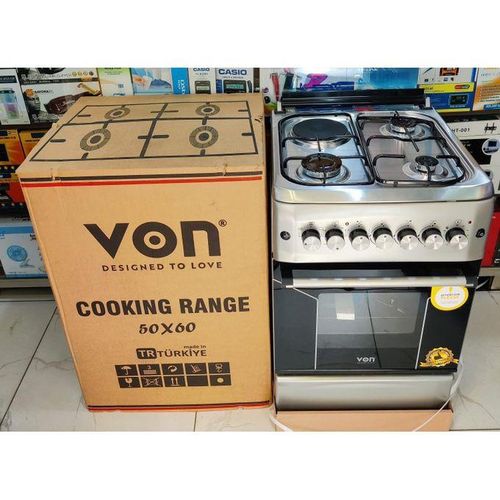 VON 50*60 3Gas + 1Elecric Standing Cooker