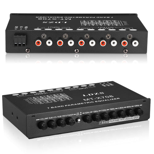 Adjustable MX708 7 Band Car Equalizer