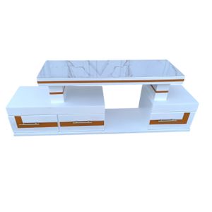 Modern Elegant 5ft Marble Top TV Stand