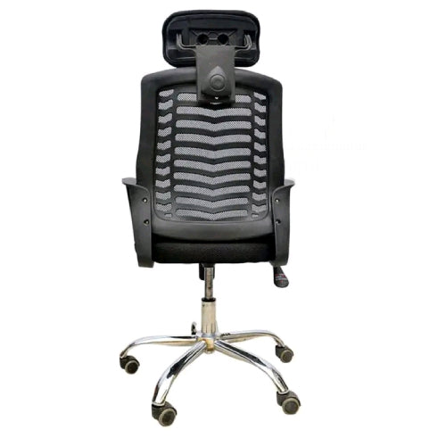 Secretarial Mesh Office Chair with Headrest