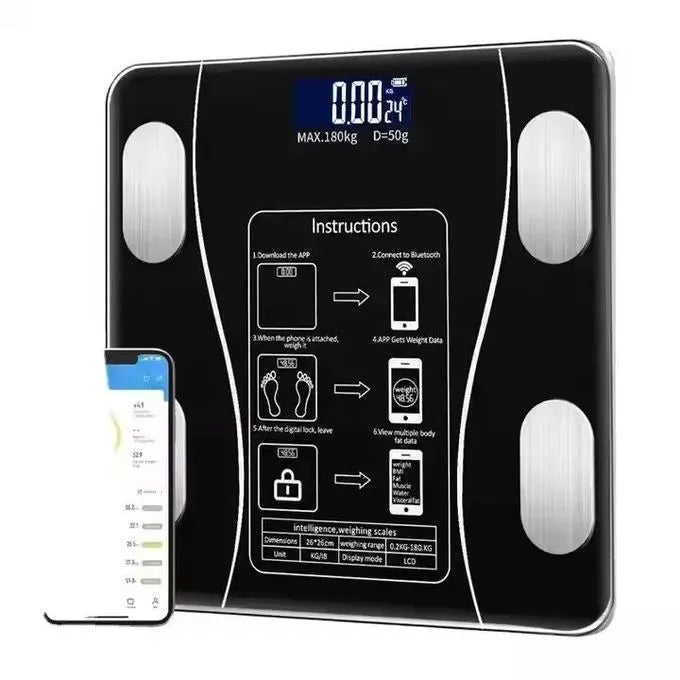 Digital Glass Bathroom Personal Weighing Scale Weight Machine for Body Weight Measurement
