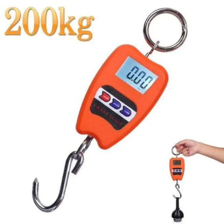 Mini crane hanging weighing scale measuring upto 200kgs