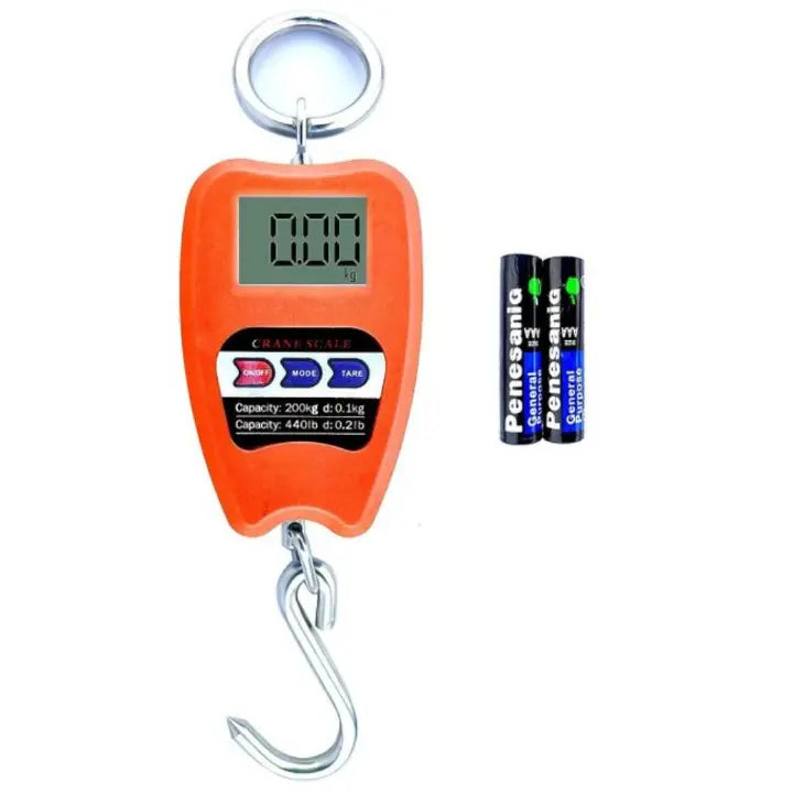 Mini crane hanging weighing scale measuring upto 200kgs