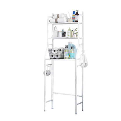 Adjustable 3-Tier Standing Storage Toilet Rack