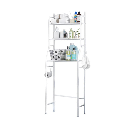 Adjustable 3-Tier Standing Storage Toilet Rack