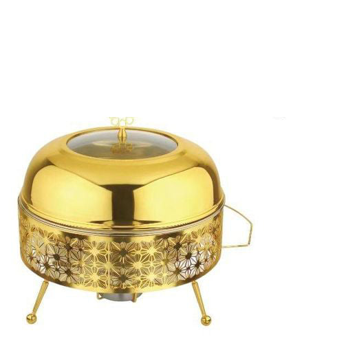 Signature Gold Plated DF-68230 Round Chafing Dish