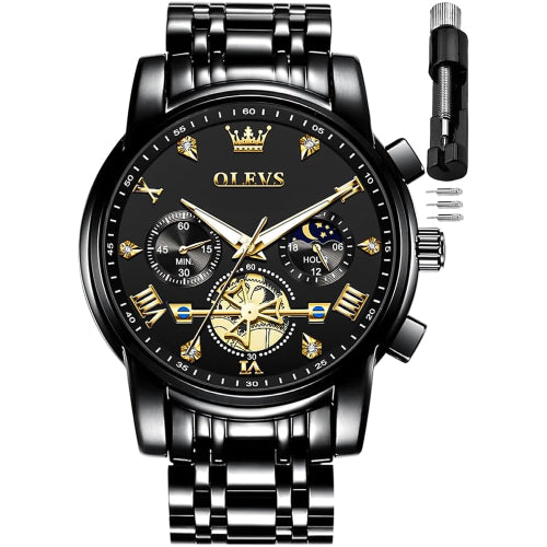 Olevs Chronograph Model-3675 Luxury Men's Watch