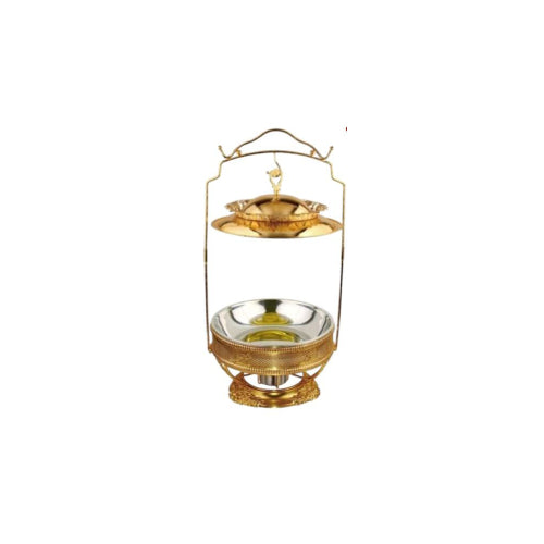 Signature Gold Plated DF-68061 Round Chafing Dish