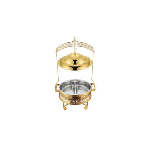 Signature Gold Plated DF-99051 Round Chafing Dish