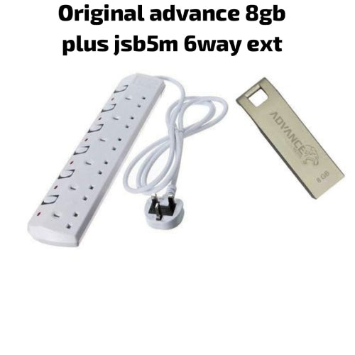 Original Advance 8Gb Flash Disk plus Jsb 6-Way Extension