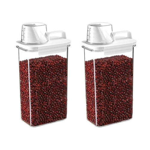 Storage containers with Measuring Cups